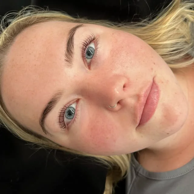 A finished lash look shared on the JHX Lashes Instagram